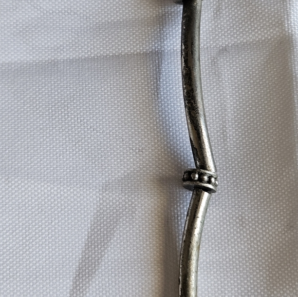 VINTAGE AZUL GLASS PENDANT NECKLACE - Picture 13 of 15